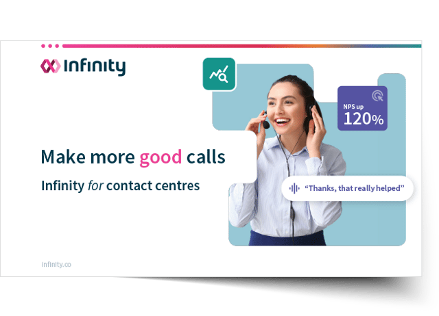 Cover Image: Infinity for Contact Centres guide